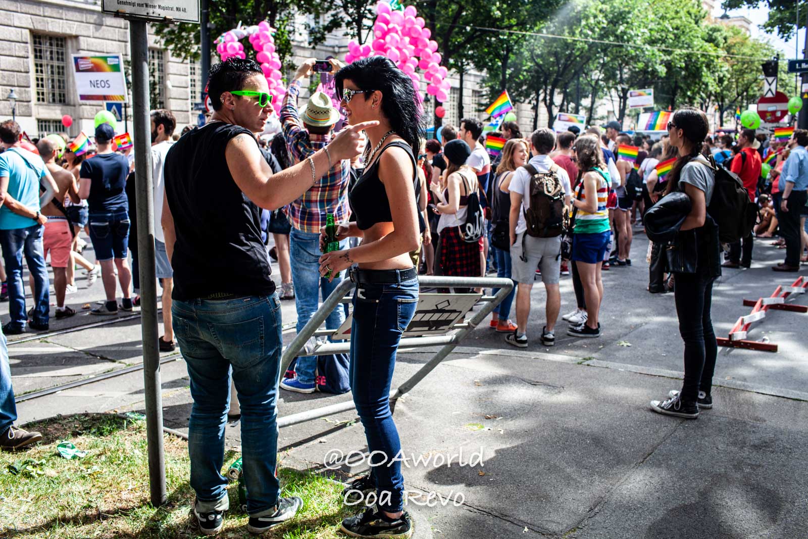 Vienna Gay Pride Austria LGBTQ Pride Parade Festive Atmosphere Photo OOAworld