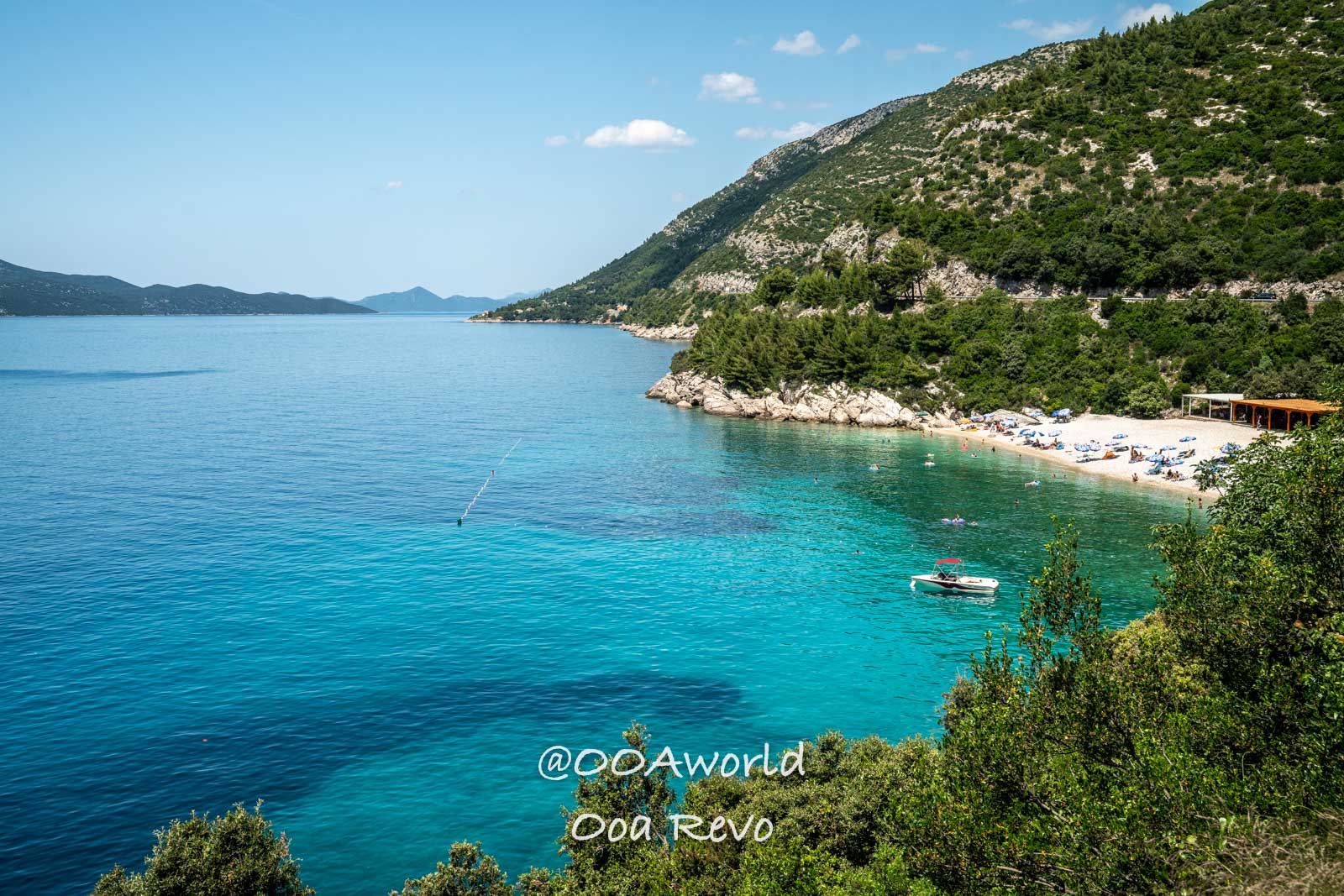 Dubrovnik Croatia Pristine beach coastline Mediterranean sea Photo OOAworld