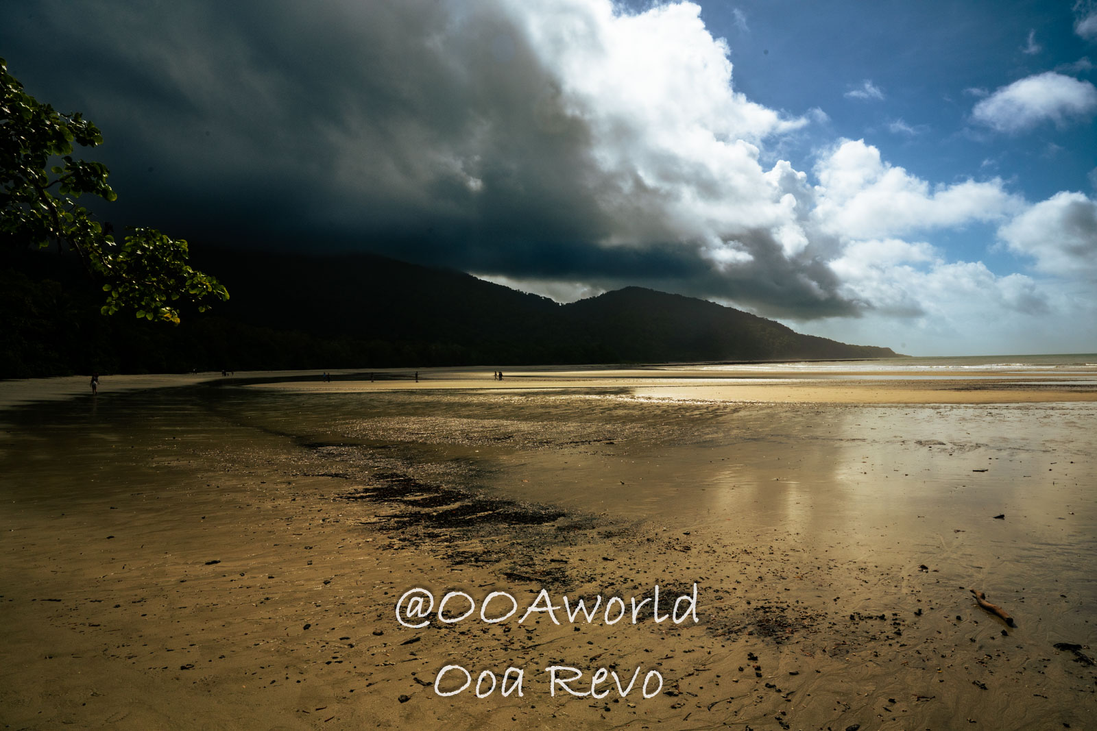 Daintree Forest Nature Landscapes Australia dramatic beach landscape with stormy skies Photo OOAworld
