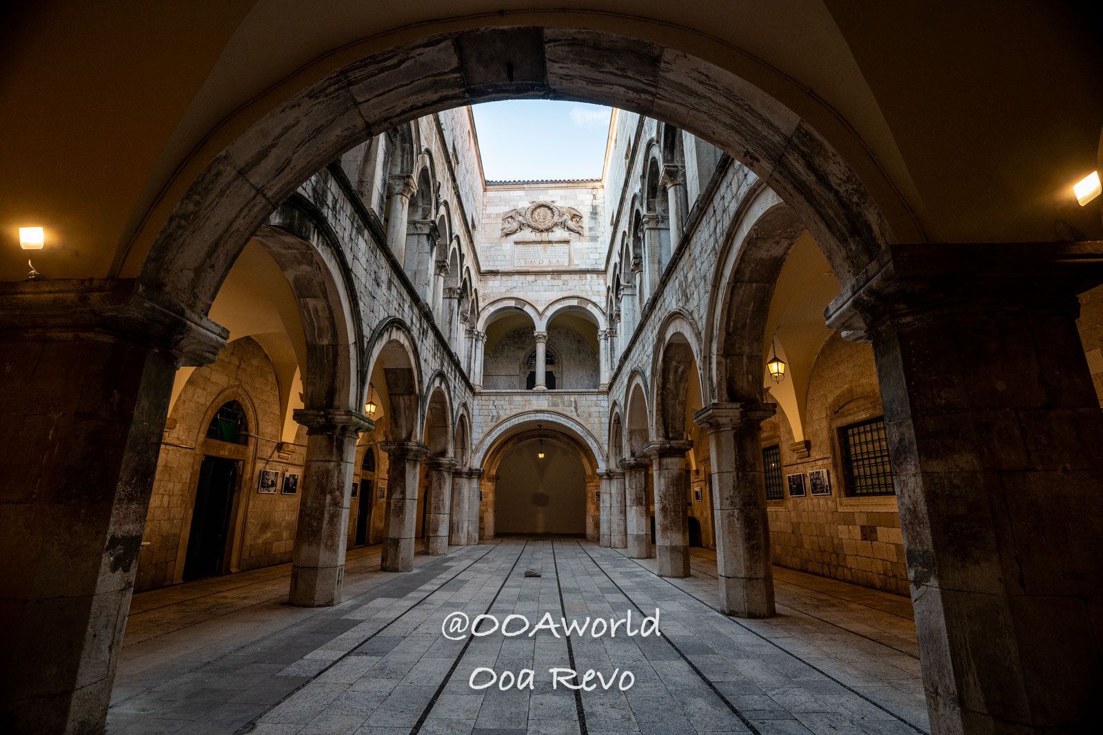 Dubrovnik Croatia historical stone archway interior Dubrovnik Photo OOAworld