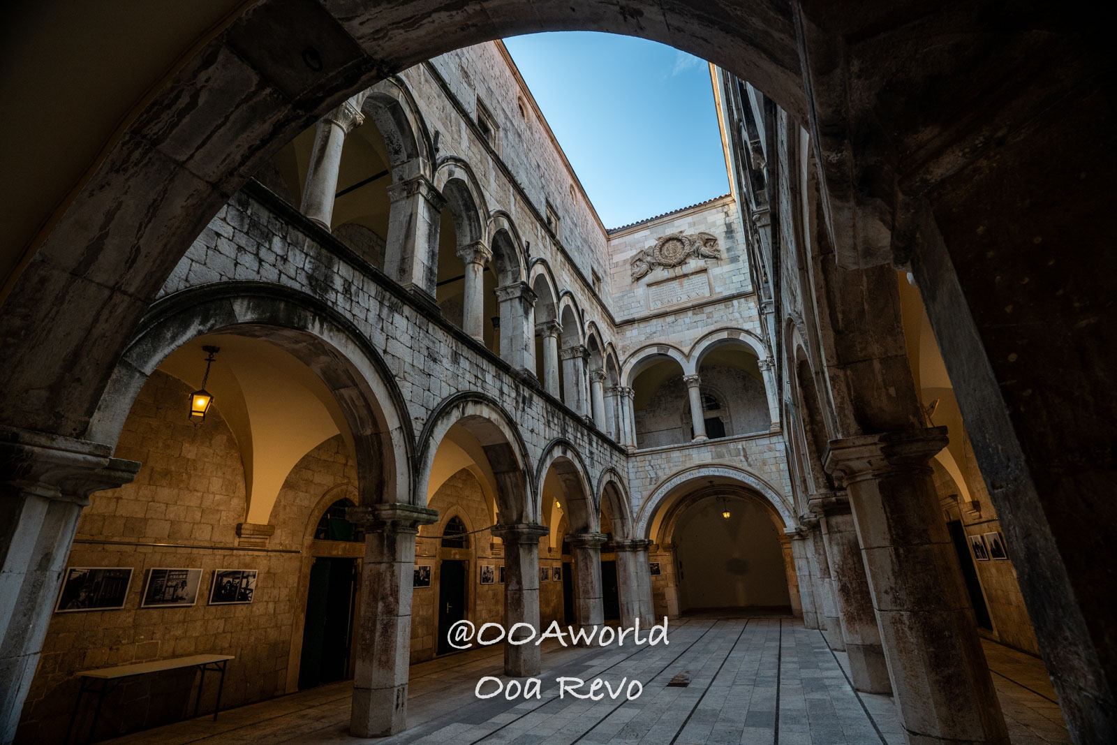 Dubrovnik Croatia historic stone courtyard arches Dubrovnik Photo OOAworld