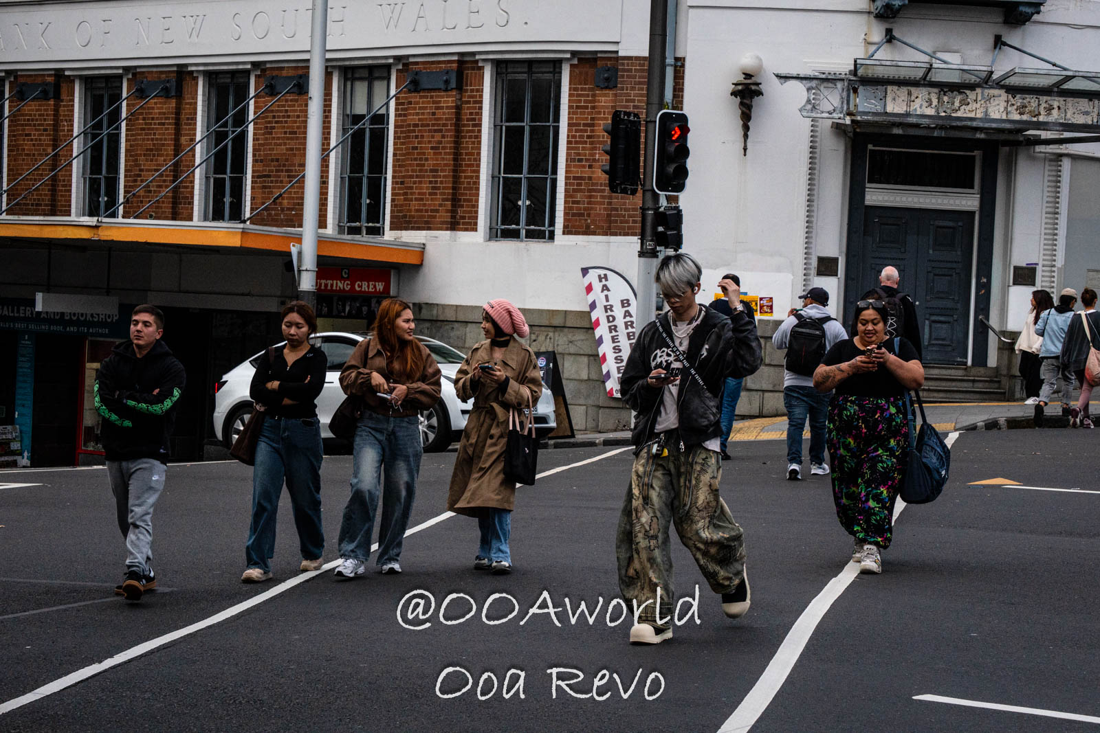 Hobbiton, Coromandel, Auckland New Zealand Group of people crossing street in New South Wales Photo OOAworld