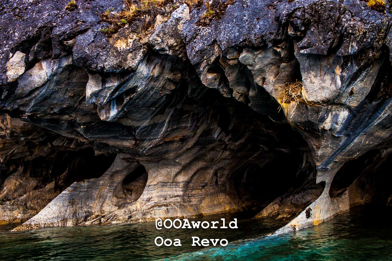 Puerto Rio Tranquilo Textures 2 Puerto Rio Tranquilo OOAworld marble cave closeup in Patagonia Photo OOAworld