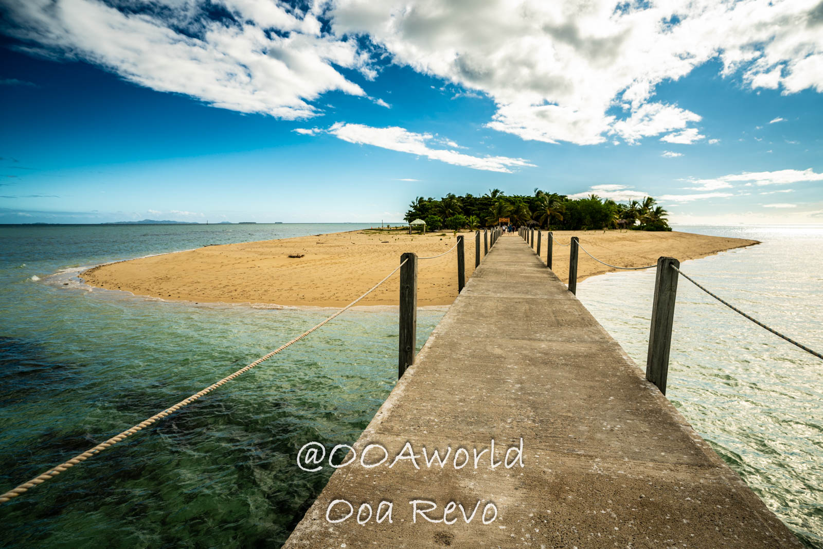 Tivua Island Fiji secluded tropical island with pier and clear sky Photo OOAworld