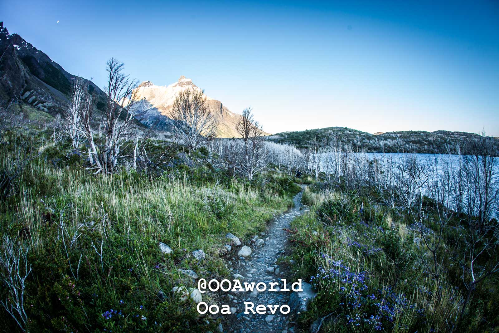 Torres Del Paine Day 1 Torres Del Paine Trek mountain landscape hiking trail Patagonia Photo OOAworld