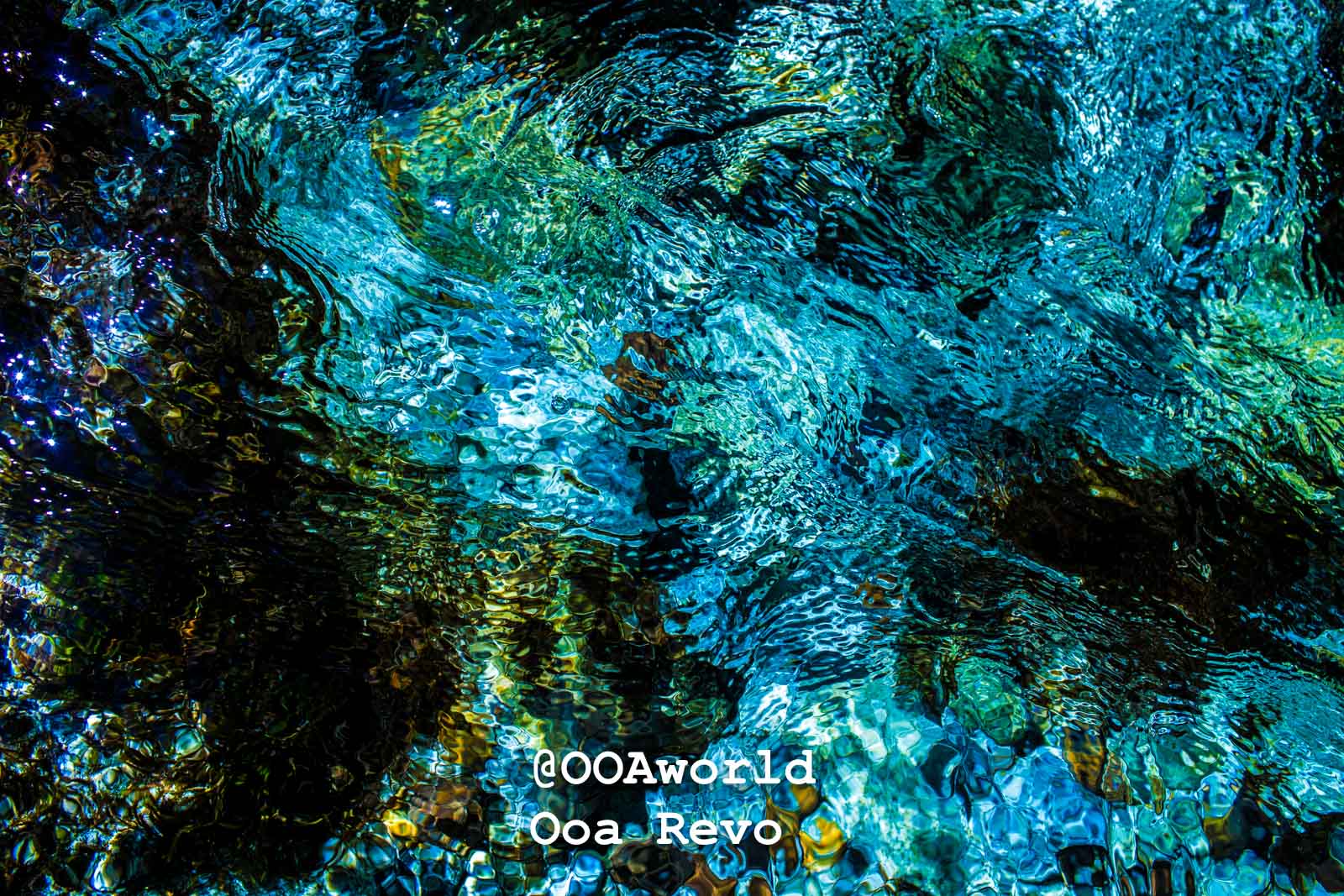 Day 2 Textures Torres Del Paine Day 2 vibrant underwater abstract texture with blue and green hues Photo OOAworld