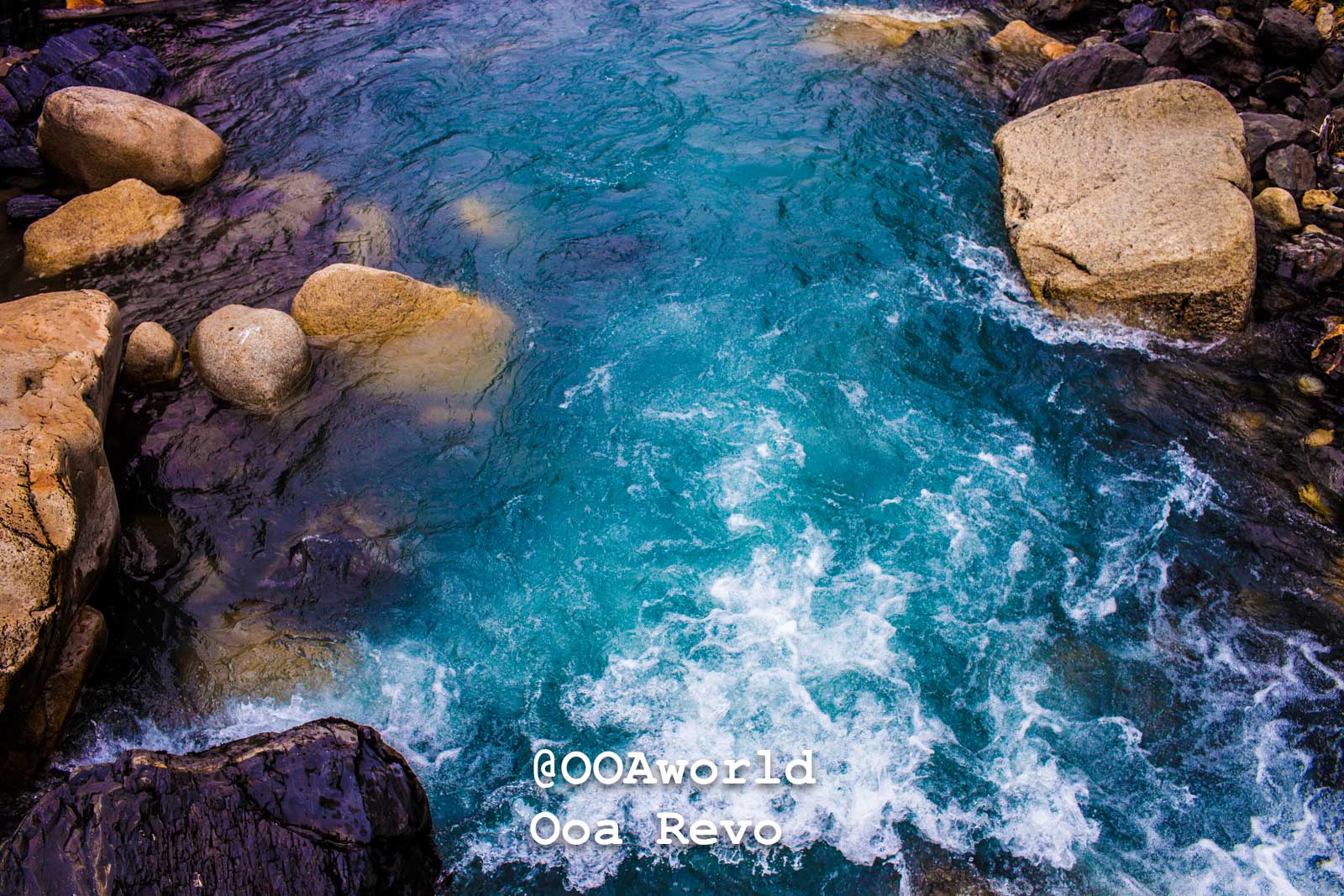 Torres Del Paine Day 4 End of Trek Torres Del Paine Trek clear blue river rocks landscape Photo OOAworld