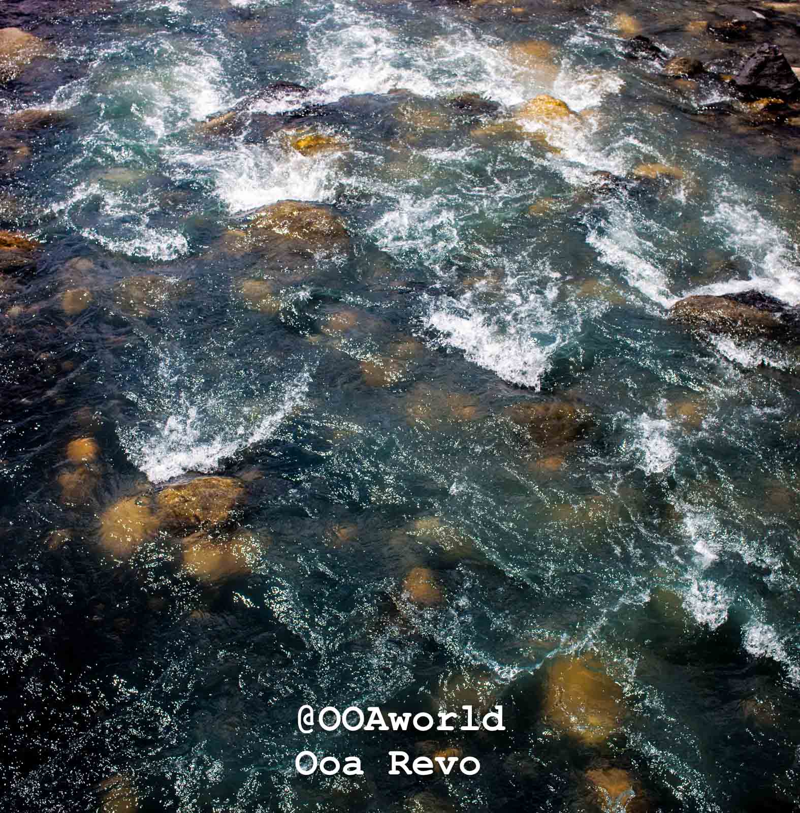 Torres Del Paine Day 4 End of Trek Torres Del Paine Trek Clear river water with rocks and rapids Photo OOAworld