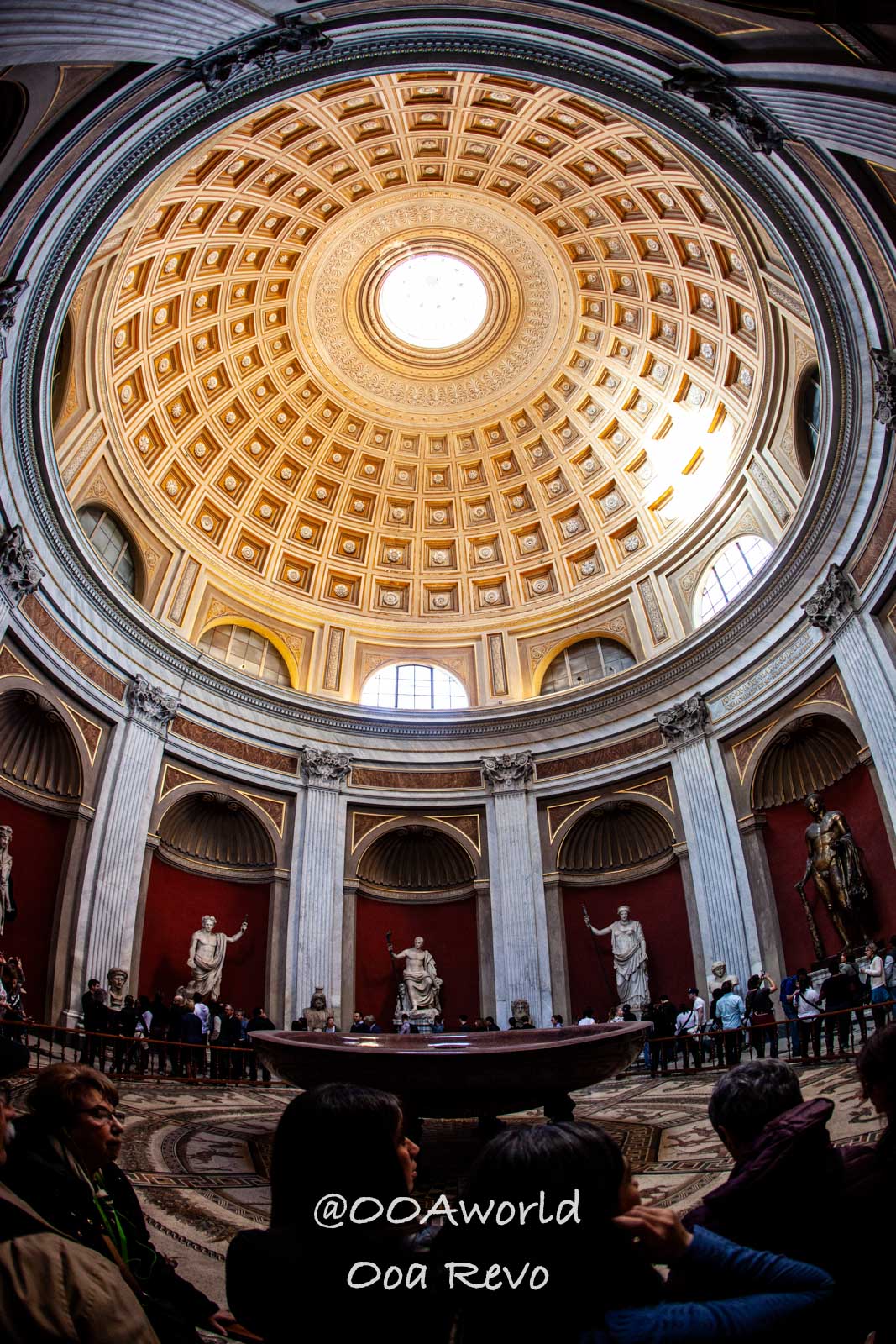 Pantheon dome interior in Rome Italy Photo OOAworld