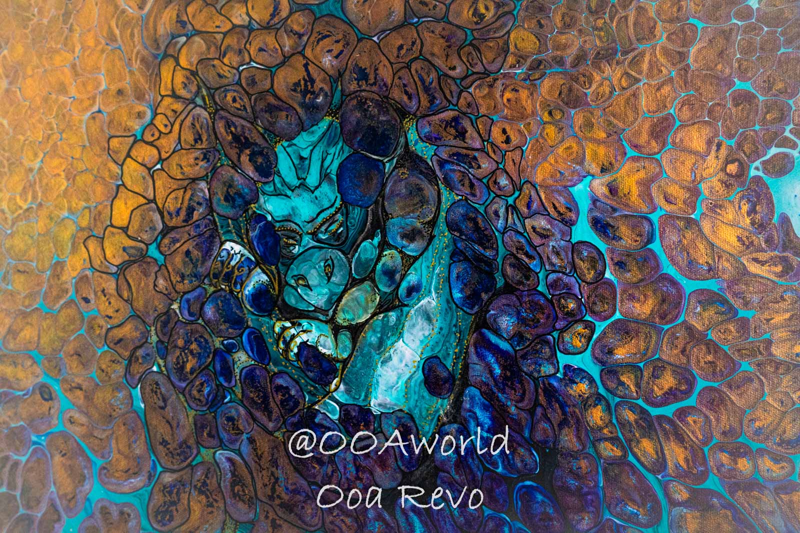 Cape Hillsborough Australia abstract textured painting vibrant colors Photo OOAworld Cape Hillsborough Australia abstract textured painting vibrant colors Photo OOAworld