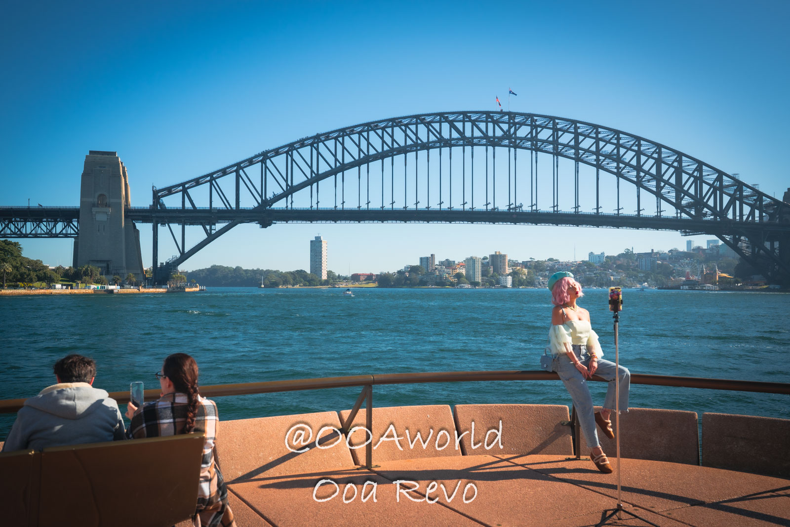 Sydney Harbour views with bridge and cityscape Photo OOAworld