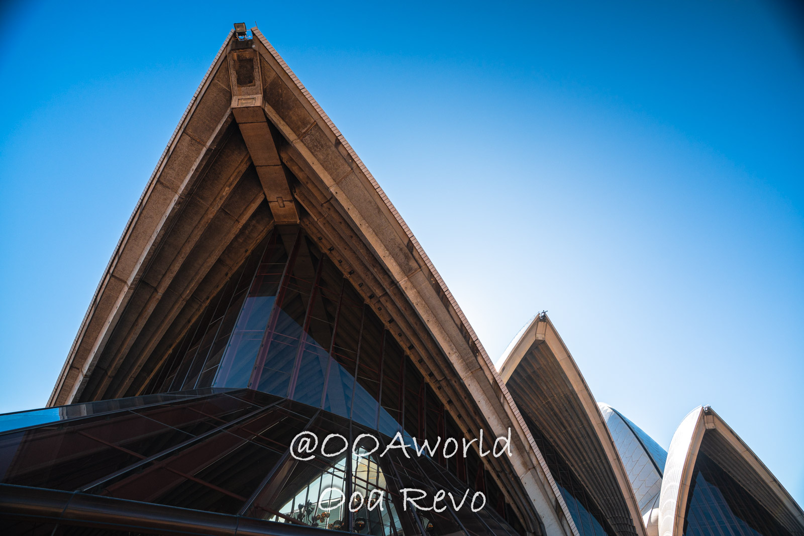 Sydney Opera House closeup architectural detail Photo OOAworld
