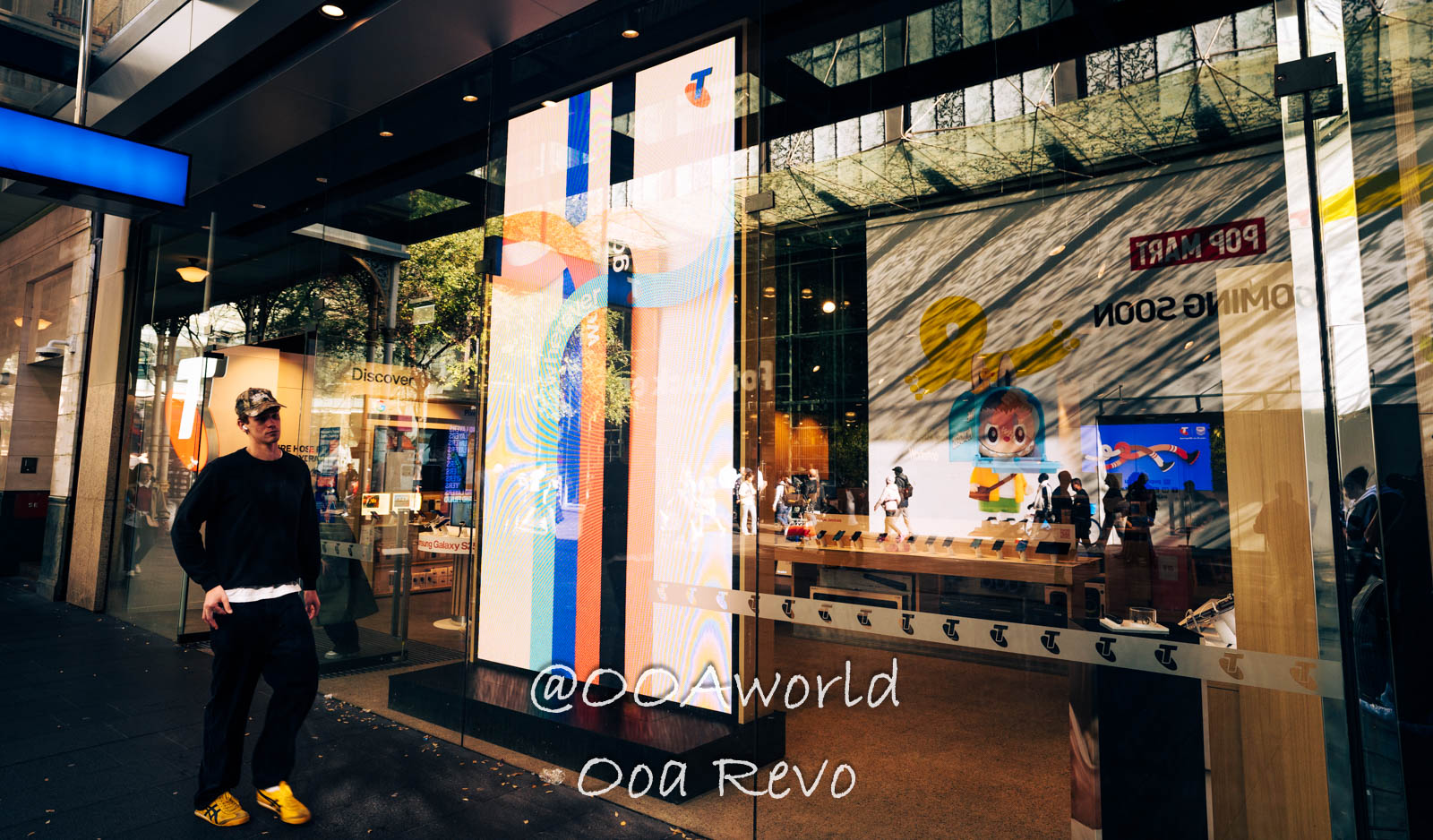 New Sydney Sydney urban storefront with digital display Photo OOAworld