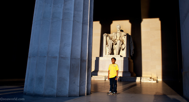 lincoln memorial groundedinlight  USA road trip photo ooaworld