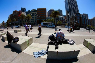 Hobo by Docks, San Francisco