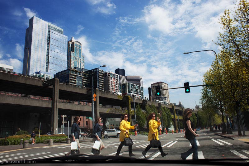 Seattle crossing dopple USA road trip photo ooaworld