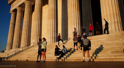 Photos Washington DC Monuments Lincoln Memorial Mornin Glory USA road trip photo ooaworld