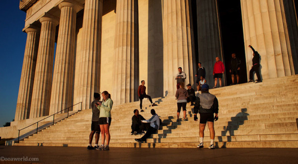 Photos Washington DC Monuments Lincoln Memorial Morning Glory USA road trip photo ooaworld