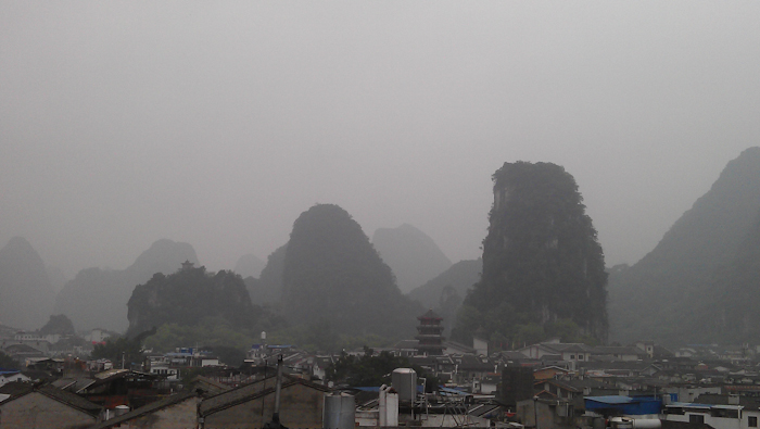 yangshuo hotel view morning photo ooaworld Rolling Coconut