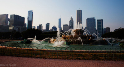 Chicago Street Photography Skyline View