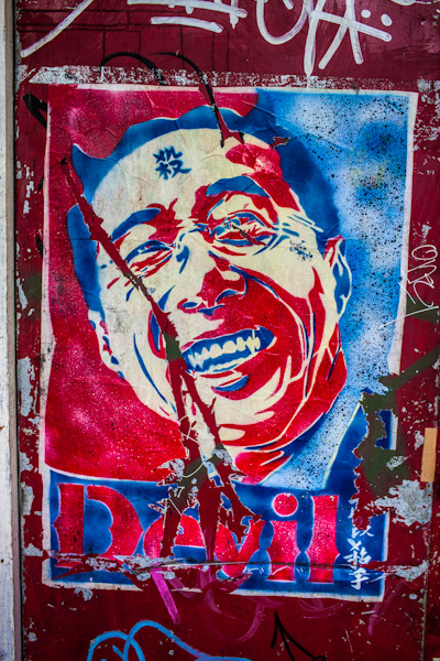 Hu Jintao Obama Devil