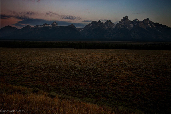 Grand Teton, sunrise dawn