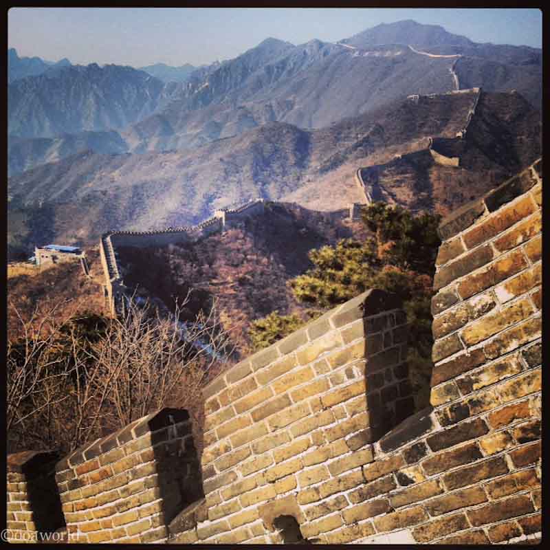 Philosophy of Life Great Wall of China Mutianyu Instagram photo ooaworld