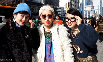 japanese trio harajuku tokyo photo ooaworld