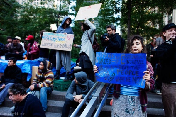 Occupy nyc Give Us What We Need