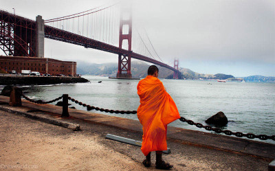 Photos San Francisco Bay Area Golden Gate Bridge Monk USA road trip photo ooaworld