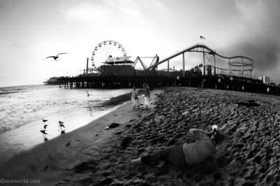 Photos Los Angeles Santa Monica Mise en abime perspectives USA road trip photo ooaworld