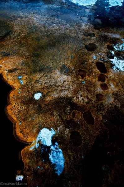 Texture, Yellowstone Park, Moonsteps